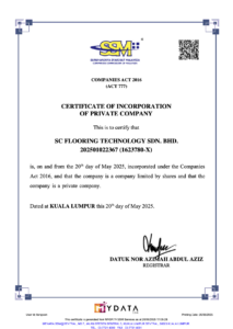 SSM Certificate